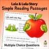 TPT603-G8-Secrets in the Windmill Kindergarten Apple Reading Comprehension Worksheets | 5 Stories & Answer Keys