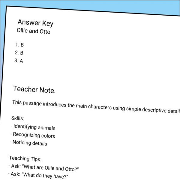 TPT603-G8-Secrets in the Windmill Kindergarten Octopus Reading Comprehension Worksheets | 5 Stories & Answer Keys