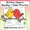 Sunny and Ruby Reading Comprehension Worksheets | 5 Short Stories & Answer Keys