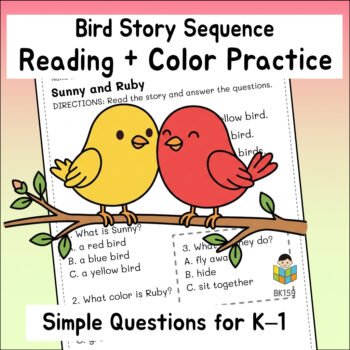 Sunny and Ruby Reading Comprehension Worksheets | 5 Short Stories & Answer Keys