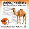 TPT603-G8-Secrets in the Windmill 4th Grade Ocean Animals Reading Comprehension Worksheets | 10 Passages & Answer Keys