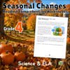 4th Grade Seasonal Changes Reading Comprehension Worksheets | 10 Passages