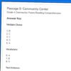 4th Grade Community Places Reading Comprehension Worksheets | 10 Passages & Answer Key