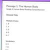 4th Grade Human Body Reading Comprehension Worksheets | 10 Science Passages