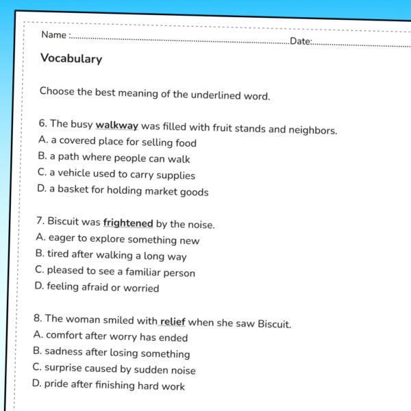 4th Grade Character Traits Reading Comprehension Worksheets | Fiction Passages & Text Evidence