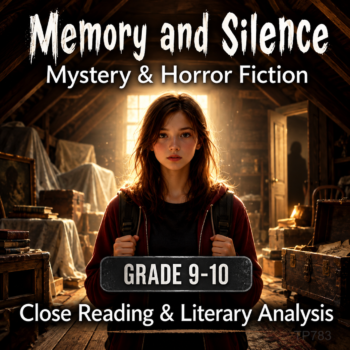 Psychological Mystery Reading Worksheets for 9th–10th Grade | Suspense Stories & Literary Analysis