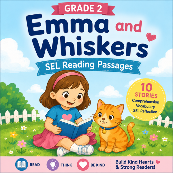 2nd Grade Reading Comprehension & SEL Activities | Kindness, Empathy & Character Skills