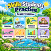 4th Grade Science Worksheets | Freshwater Habitat, Food Chains & Biotic Factors
